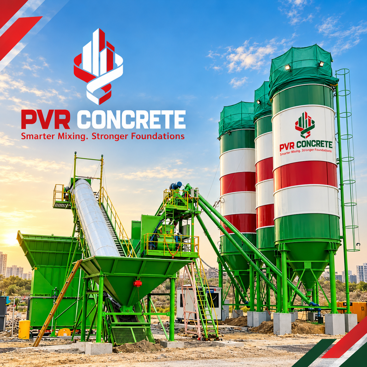 PVR Concrete RMC plant