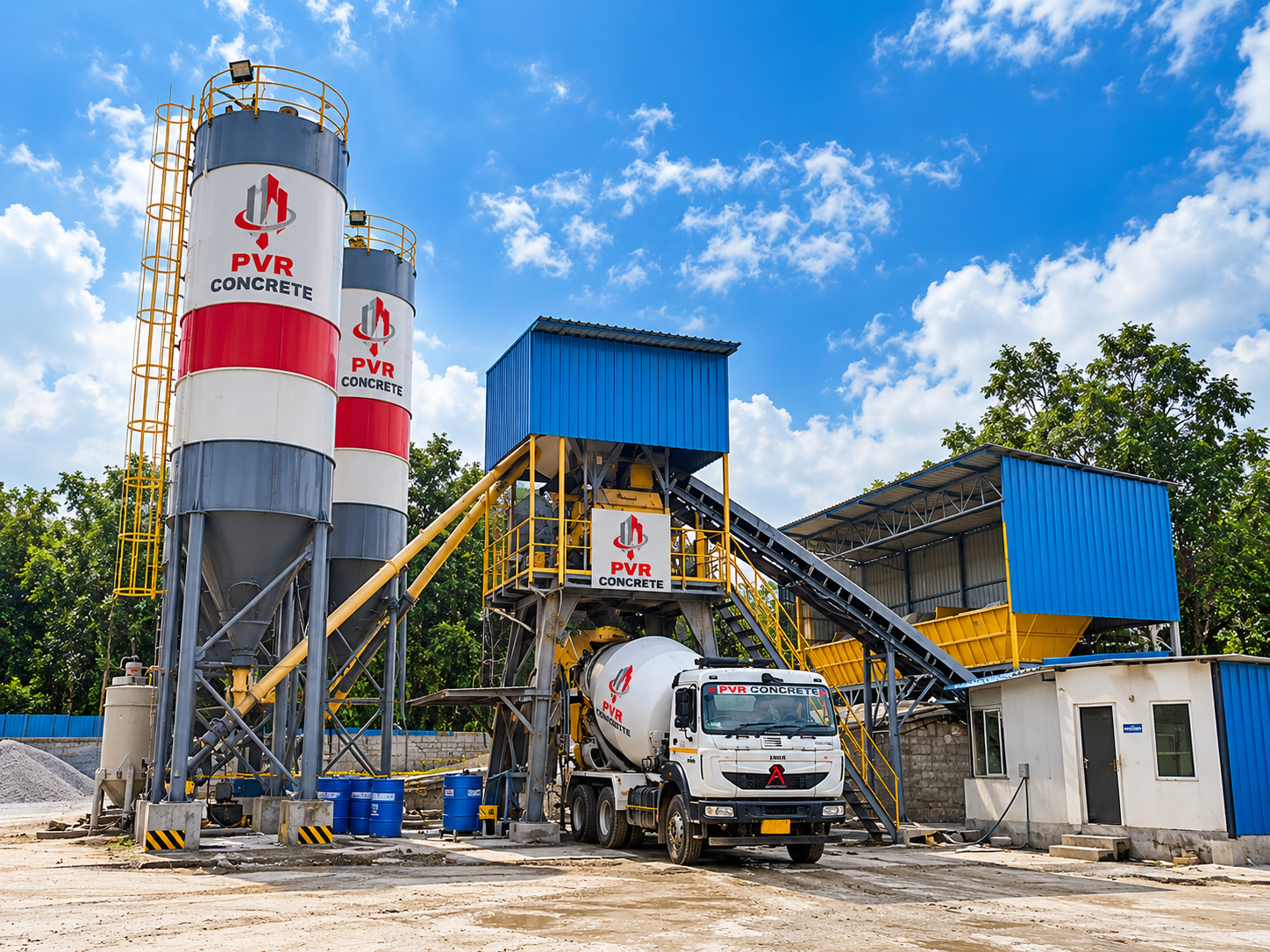 PVR Concrete ready mix concrete plant